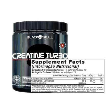 Imagem de Kit 2x Creatina Creaturbo 300gr Black Skull