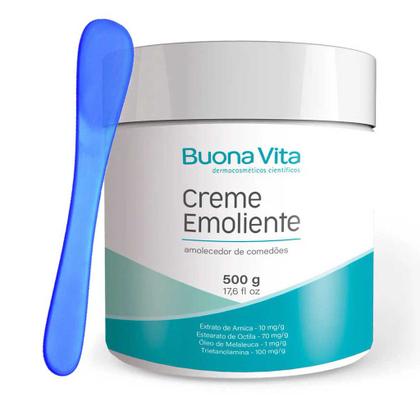 Imagem de Kit 2x Creme Emoliente 500g Buona Vita Trieta 10% Extração Cravos, Comedões - Limpeza de Pele