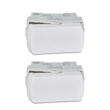 Imagem de Kit 2x Interruptor Simples S3B72010 Branco Miluz Schneider