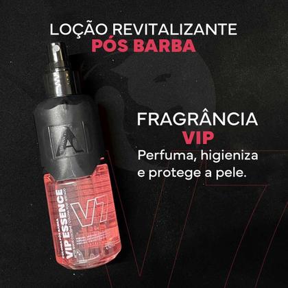 Imagem de Kit 2X Loção Pós Barba Vip Essence V7 200Ml Alfa Looks