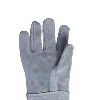 Imagem de Kit 2x Luva Proteção Mecânica Raspa Com Reforço 200 Mm C20CRR CA 16074 Zanel