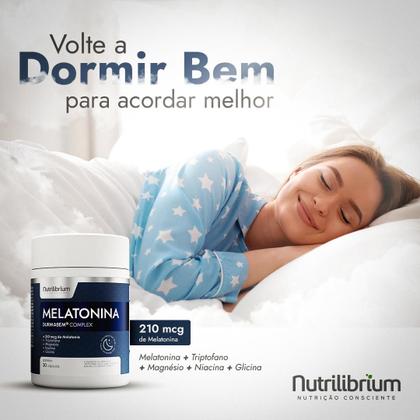 Imagem de Kit 2x Melatonina Com Magnésio Triptofano 2 Meses Nutrilibrium