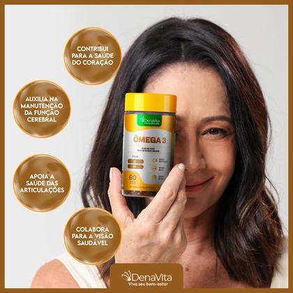 Imagem de Kit 2x Ômega 3 Ultra Concentração 824mg, Epa 540mg, Dha 360mg, 120 Cápsulas, Denavita