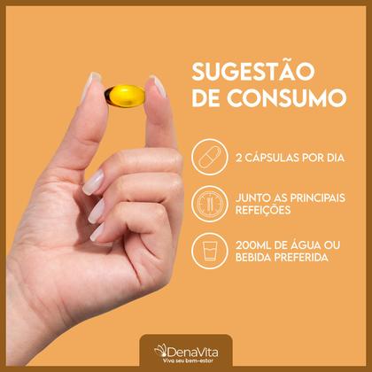 Imagem de Kit 2x Ômega 3 Ultra Concentração 824mg, Epa 540mg, Dha 360mg, 120 Cápsulas, Denavita