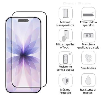 Imagem de Kit 2x Película De Vidro Temperado 3d Para iPhone 17 Normal