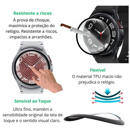 Imagem de Kit 2x Pelicula Protetora 3D Para Galaxy Watch6 Classic 43mm
