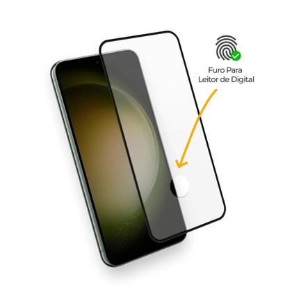 Imagem de Kit 2X Películas 3D Vidro Cola Tudo para Samsung Galaxy S23 Tela toda