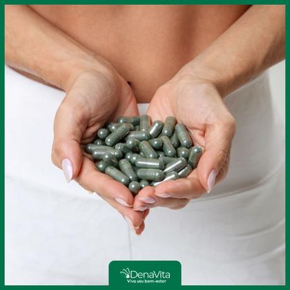 Imagem de Kit 2x Pote Spirulina Pura Premium, Rico em Proteínas, Vitaminas e Selênio, Vegana, Denavita