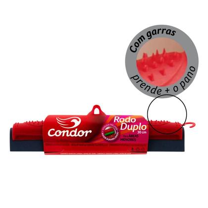 Imagem de Kit 2x Rodos Duplo Condor 1126 30cm Com Cabo