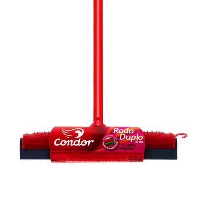 Imagem de Kit 2x Rodos Duplo Condor 1126 30cm Com Cabo