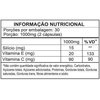 Imagem de Kit 2x Silício Orgânico + Vitaminas C e E 60 Cápsulas