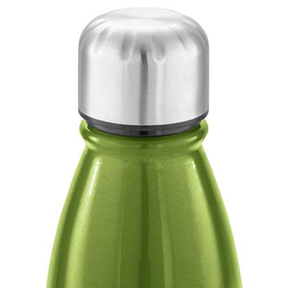 Imagem de Kit 2x Squeeze Alumínio 500 ml Wave TopGet Prata e Verde