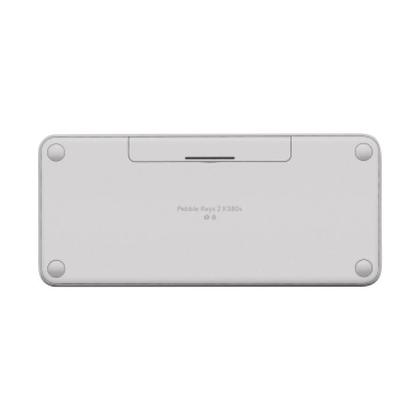 Imagem de Kit 2x Teclado Bluetooth LOGITECH K380S Pebble Key 2 Branco