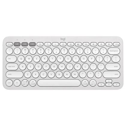 Imagem de Kit 2x Teclado Bluetooth LOGITECH K380S Pebble Key 2 Branco