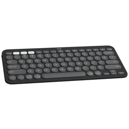 Imagem de Kit 2x Teclado Bluetooth LOGITECH K380S Pebble Key 2 Grafite