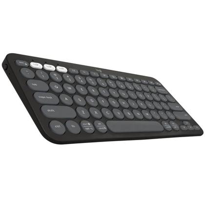 Imagem de Kit 2x Teclado Bluetooth LOGITECH K380S Pebble Key 2 Grafite