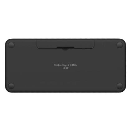 Imagem de Kit 2x Teclado Bluetooth LOGITECH K380S Pebble Key 2 Grafite