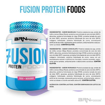Imagem de KIT 2x Whey Fusion 900g + Coqueteleira - BRN Foods