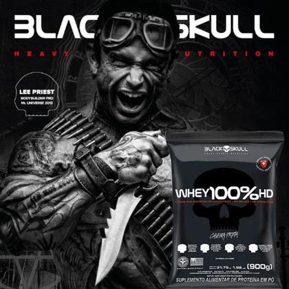 Imagem de Kit 2x Whey Protein Baunilha e Cookies And Cream 900g Black Skull