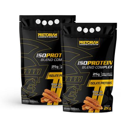 Imagem de Kit 2x Whey Protein Isolado Iso Blend Complex 2Kg - Pretorian