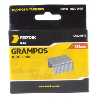 Imagem de Kit 3.000 Grampos de Grampeador Tapeceiro 6mm 8mm 10mm 12mm 14mm Profissional Fertak