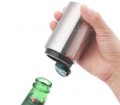Imagem de Kit 3 Abridor De Garrafa Automático Em Inox - Magnético