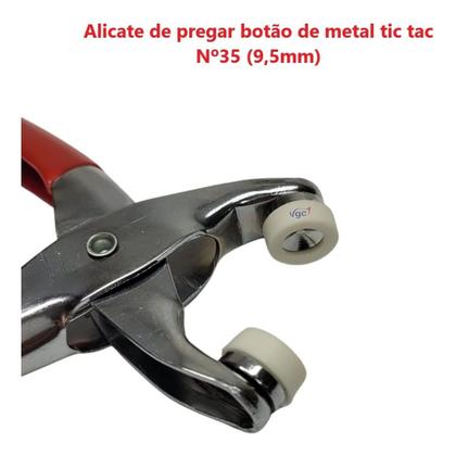 Imagem de Kit 3 Alicates Para Furar E Aplicar Ilhós E Botão Metal