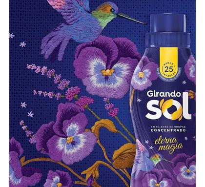 Imagem de Kit 3 Amaciantes Concentrado Girando Sol 1l Fragrancia:Eterna Magia
