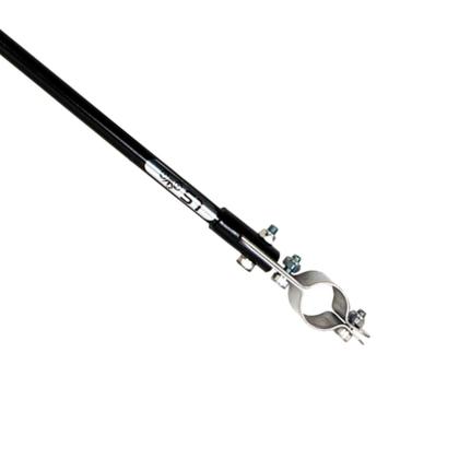 Imagem de Kit 3 Antena Moto Anti Cerol Corta Linha Pipa Fio Guidão Retrátil Segurança Proteção Cor Preta