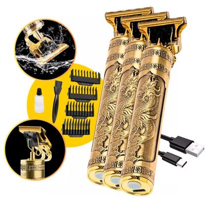 Imagem de Kit 3 Aparadores Pelo Vintage Profissional Dourado 110V/220V