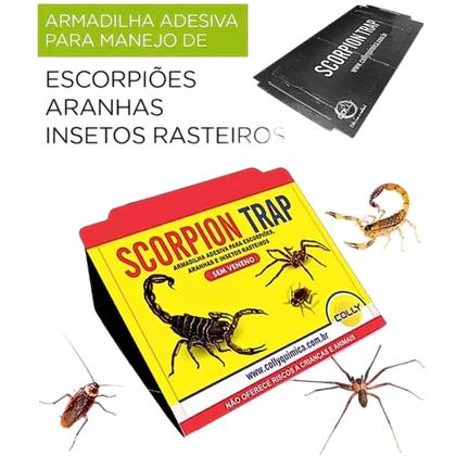 Imagem de Kit 3 armadilha adesiva scorpion trap para escorpiões e insetos rasteiros