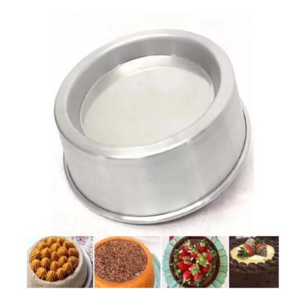 Imagem de Kit 3 assadeira Redondas Alumínio 3 Pçs - Forma de Bolo Ballerine, Vulcão Decorada, Forma de Pudim