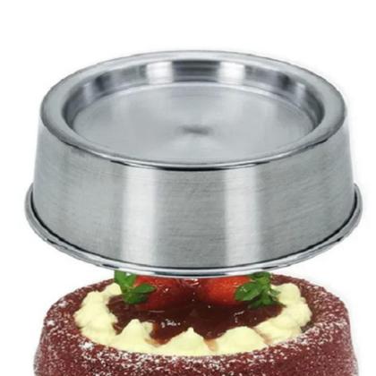 Imagem de Kit 3 assadeira Redondas Alumínio 3 Pçs - Forma de Bolo Ballerine, Vulcão Decorada, Forma de Pudim