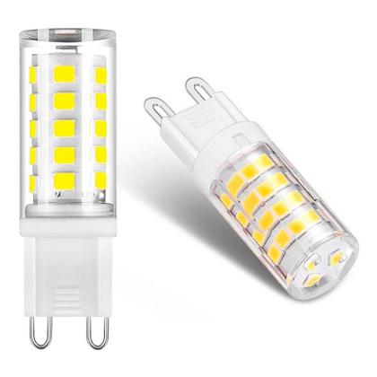 Imagem de Kit 3 Balizador de Embutir Escada Parede Branco 4x2 Alumínio + Lâmpada Led G9 5w Branco Frio 110V