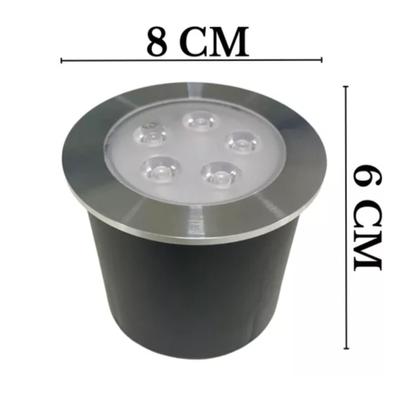 Imagem de Kit 3 Balizador Led 3w Luminária Solo Piso Branco Quente