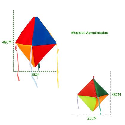 Imagem de Kit 3 Balões de Nylon Festa Junina São João Caipira 1 Balão Grande 2 Balões Pequeno