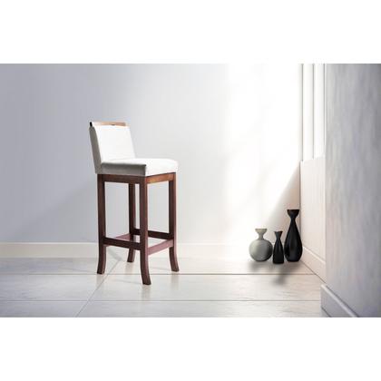 Imagem de Kit 3 Banqueta Alta em Madeira Maciça