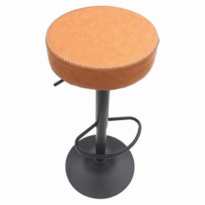 Imagem de Kit 3 Banqueta Alta Para Bar Bistro Bancada Balcão Cozinha Viena Giratoria Caramelo