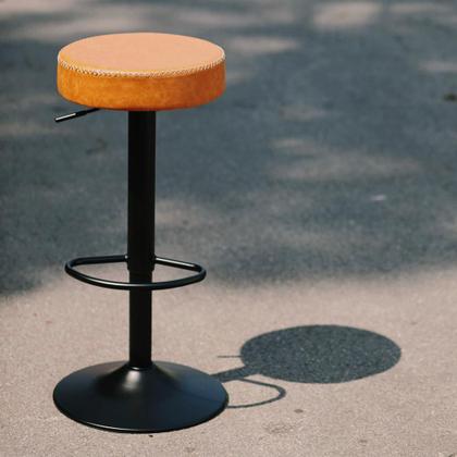 Imagem de Kit 3 Banqueta Alta Para Bar Bistro Bancada Balcão Cozinha Viena Giratoria Caramelo