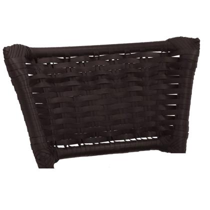 Imagem de Kit 3 Banquetas Altas Preta com Encosto Junco Argila Assento Branco
