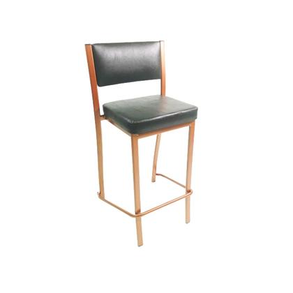 Imagem de Kit 3 Banquetas EMPILHÁVEL Cobre alta assento e encosto Preto - Poltronas do Sul