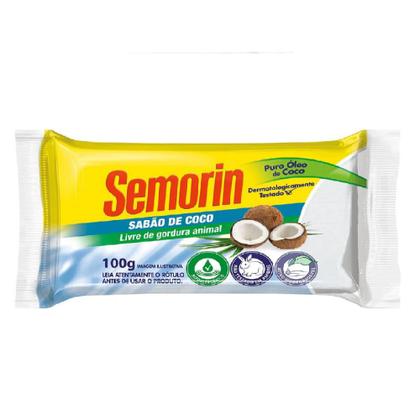 Imagem de Kit 3 Barra Semorin de Sabão De Coco Tradicional 200g Cada