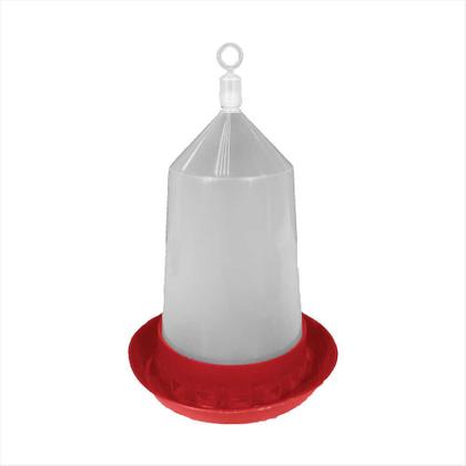 Imagem de Kit 3 Bebedouros e 2 Comedouro Automático Aves Galinha Codorna Cor Vermelho 750ml