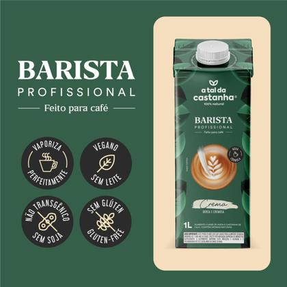 Imagem de Kit 3 bebida veg barista castanha e aveia 1l tal da castanha
