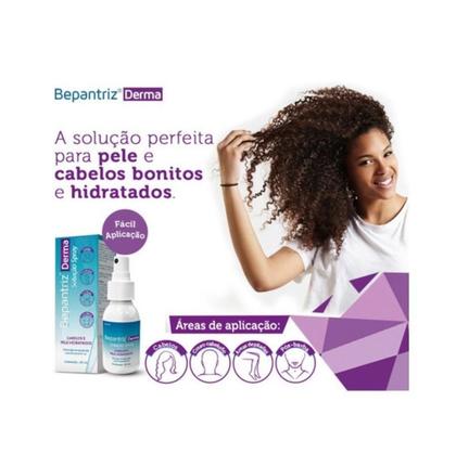 Imagem de Kit 3 Bepantriz Derma Solução Spray Regeneradora Hidratação para Pele e Cabelo - 50ml = Bepantol