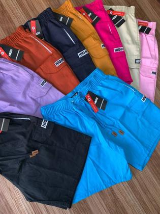 Imagem de kit 3 BERMUDA CARGO MASCULINA SARJA COM ELASTANO