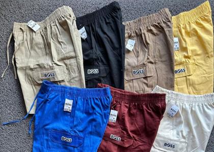 Imagem de kit 3 BERMUDA CARGO MASCULINA SARJA COM ELASTANO