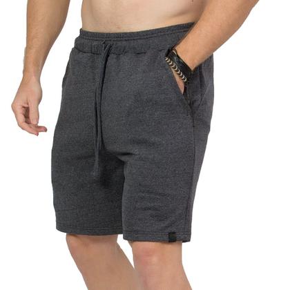 Imagem de Kit 3 Bermuda Moletom Academia Short Esporte Fitness Casual Atacado