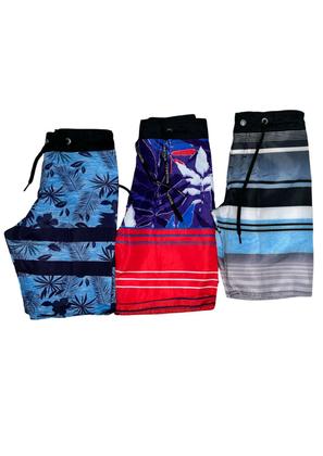 Imagem de Kit 3 Bermuda Tactel Estampada Infanto Juvenil Para Meninos