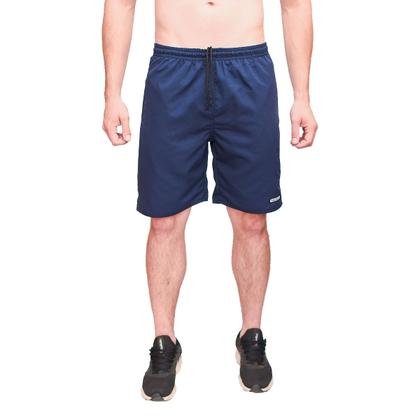 Imagem de Kit 3 Bermudas Calção Tactel Masculino Leve Macio 3 Bolso Elástico Cordão Comprido Listras Academia